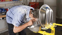 washing away eye and face hazards washing away eye and face hazards