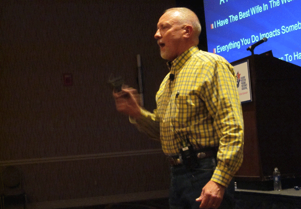 Randy Royall didn39t mince words when explaining what he learned from an Oct 7 1987 workplace accident that left him in critical condition quotI know some of you here like me and some of you probably don39tquot Royall said at the end of his presentation quotI don39t care But I care about youquot