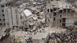 The Rana Plaza building collapse in April killed more than 1,100 workers.