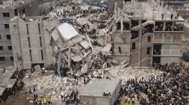 The Rana Plaza building collapse in April killed more than 1,100 workers.