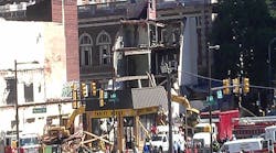 Two Philadelphia contractors have been charged with murder and manslaughter in a June building collapse that killed six people and injured 14.