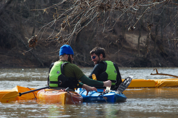 water samples from the Dan River