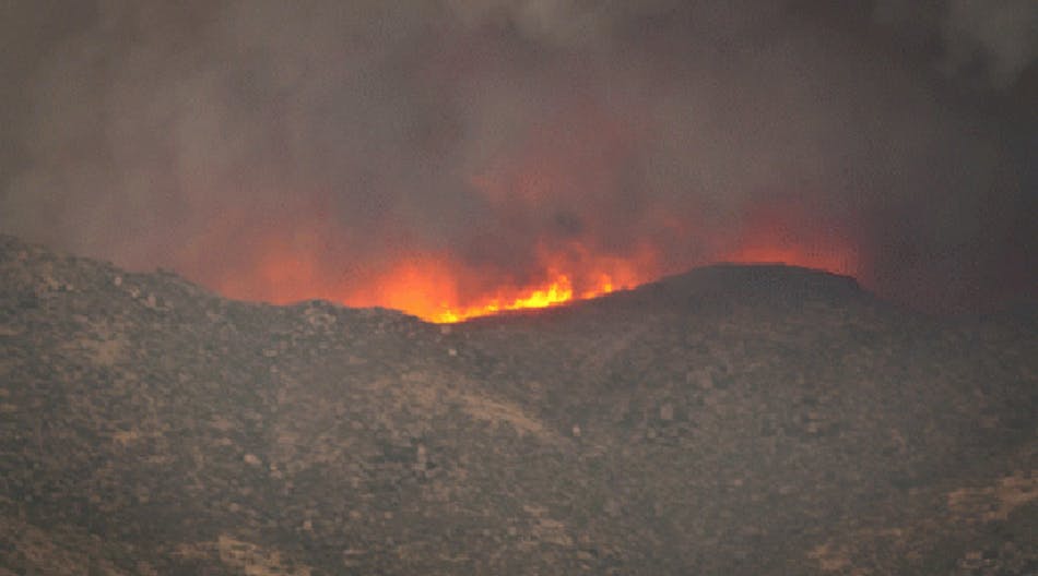 Nineteen firefighters died fighting the Yarnell Hill Fire in central Arizona.