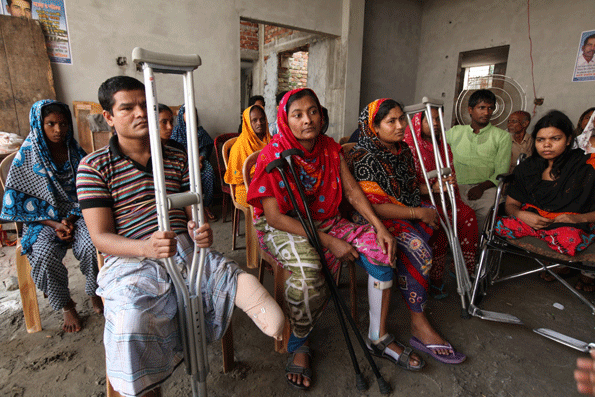 A year after Rana Plaza multinational clothing brands have failed to meet the US40 million target to provide compensation to the victims of the Rana Plaza collapse