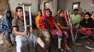 A year after Rana Plaza, multinational clothing brands have failed to meet the US$40 million target to provide compensation to the victims of the Rana Plaza collapse.