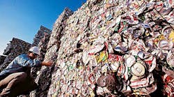 Alcoa&apos;s can reclamation facility in Tennessee recycles enough used beverage cans and other recyclables to produce 14 billion new cans a year, according to the company.