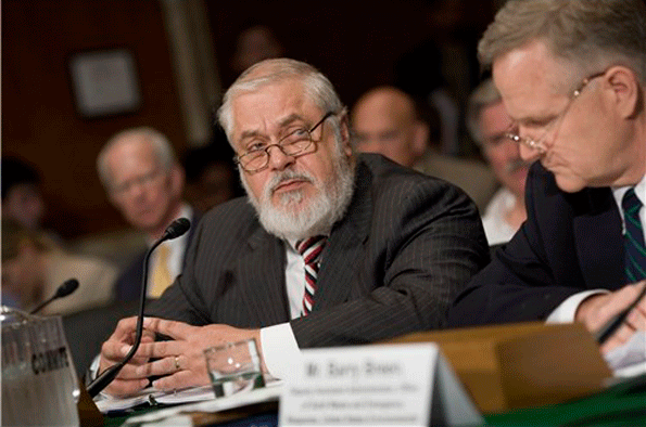 CSB Chairperson Dr Raphael MoureEraso testifies before a Senate committee in 2013