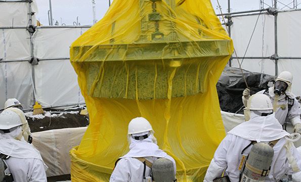 In 2010 workers cut a 55inch diameter hole in the top of Hanford singleshell tank C107 The hole was cut through 15 inches of concrete and steel rebar in order to place a new riser for the Mobile Arm Retrieval System MARS unit that was used to remove approximately 247000 gallons of radioactive and chemical waste