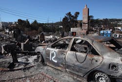 The shell of a car sits in the driveway of a burned home near the epicenter of the PGampE gasline explosion that devastated a neighborhood near San Francisco International Airport on Sept 24 2010 in San Bruno California The shell of a car sits in the driveway of a burned home near the epicenter of the PGampE gasline explosion that devastated a neighborhood near San Francisco International Airport on Sept 24 2010 in San Bruno California