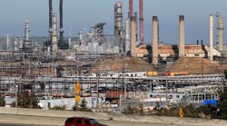 Chevron&apos;s Richmond, Calif., refinery in January 2011 (photo by Justin Sullivan/Getty Images)