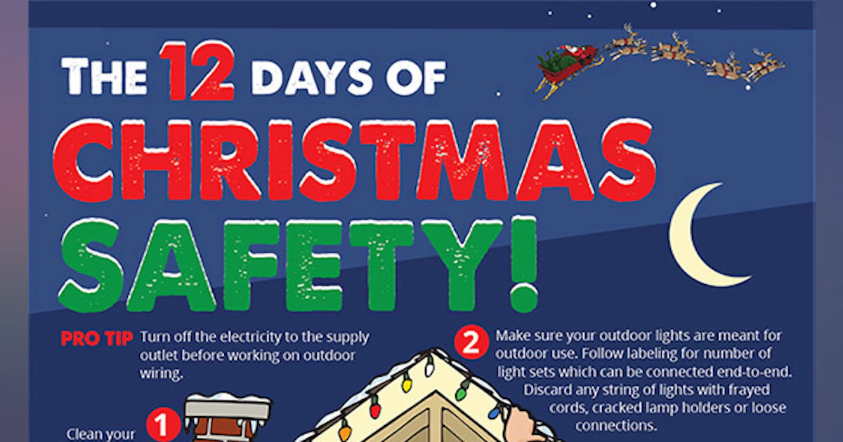 12 Days Of Christmas Safety Infographic EHS Today 12 days of christmas safety infographic ehs today