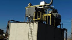 The U.S. Chemical Safety Board said a flash fire that enveloped seven workers in flames was the result of an accumulation of combustible dust inside this poorly designed dust collection system that had been put into operation only four days before the accident. The U.S. Chemical Safety Board said a flash fire that enveloped seven workers in flames was the result of an accumulation of combustible dust inside this poorly designed dust collection system that had been put into operation only four days before the accident.