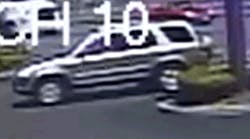 Massachusetts State Police would like to question the driver of this car in connection with a fatal accident in a road construction zone.
