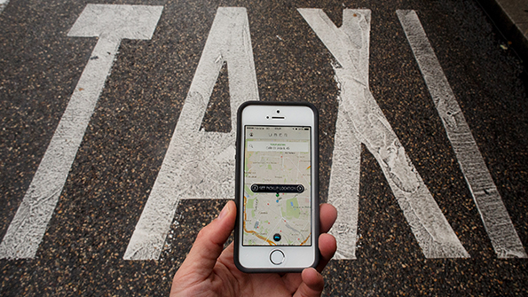 Uber ridesharing service