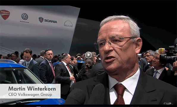 Martin Winterkorn CEO of the Volkswagen Group spoke with pride about the company39s accomplishments just a few days ago at the Volkswagen Group Night at the Frankfurt Motor Show IAA 2015