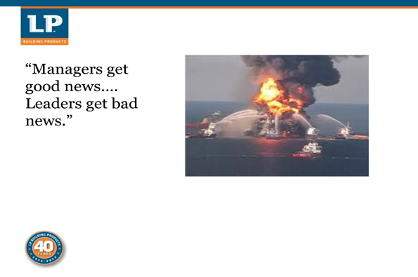 Several seemingly unimportant near misses or process failures can add up to one huge catastrophe Sweat the small stuff says LP39s Corporate Health and Safety Director Keith Harned because it means there are problems with your processes or your culture
