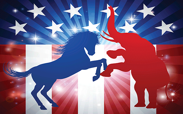 Republican or Democrat liberal or conservative the survey found few differences across political party or philosophy when it comes to how the 2016 election is affecting American workers