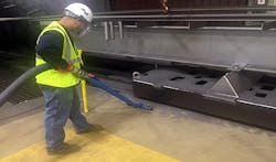 The VACUMAX portable 1020 industrial vacuum is capable of recovering up to 5 tons of material per hour and can reduce labor costs by more than 50 percent The VACUMAX portable 1020 industrial vacuum is capable of recovering up to 5 tons of material per hour and can reduce labor costs by more than 50 percent