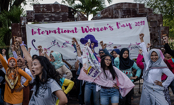 Indonesian women celebrate International Women39s Day on March 8 in Yogyakarta Indonesia International Women39s Day was first marked in 1911 and is celebrated each year on March 8 with thousands of events around the world