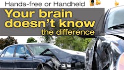 The National Safety Congress is reminding drivers and employers that even handsfree cellular devices are a distraction and points out that the driver of the train that derailed in Spain killing 79 people was talking on his cell phone just seconds before the crash The National Safety Congress is reminding drivers and employers that even handsfree cellular devices are a distraction and points out that the driver of the train that derailed in Spain killing 79 people was talking on his cell phone just seconds before the crash