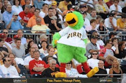 OSHA cited the Pittsburgh Pirates for allowing the Parrot to dance on top of the dugout without a fallarrest system ldquoThe Parrot is one trip slip or misstep away from a deadly or disabling fallrdquo said Marvin Flemler OSHArsquos area director in Pittsburgh Photo by George GojkovichGetty Images OSHA cited the Pittsburgh Pirates for allowing the Parrot to dance on top of the dugout without a fallarrest system ldquoThe Parrot is one trip slip or misstep away from a deadly or disabling fallrdquo said Marvin Flemler OSHArsquos area director in Pittsburgh Photo by George GojkovichGetty Images