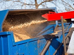 Bradley Hogue was killed by a rotating auger while working inside the hopper of a barkblower truck at a home Bradley Hogue was killed by a rotating auger while working inside the hopper of a barkblower truck at a home