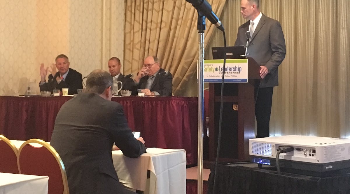 Left to right: Mike Bellaman, Ryan Odendahl and Jimmy Slaughter speak to SLC attendees Left to right: Mike Bellaman, Ryan Odendahl and Jimmy Slaughter speak to SLC attendees