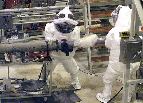 Dangerous Work Employees at Ordnance and Management Solutions ndash URS are dismantling the US chemical weapons stockpile