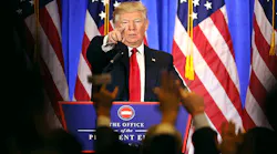Presidentelect Donald Trump takes questions at a news conference at Trump Tower on Jan 11 in New York City This was Trump39s first official news conference since the November elections Photo by Spencer PlattGetty Images