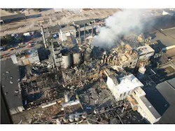CSB Chair Dr Rafael MoureEraso praised the leadership at Imperial Sugar for adopting all five recommendations made by the board following an investigation of the fatal dust explosion and fire that occurred on Feb 7 2008 He39s not happy with OSHA39s response to CSB39s recommendations