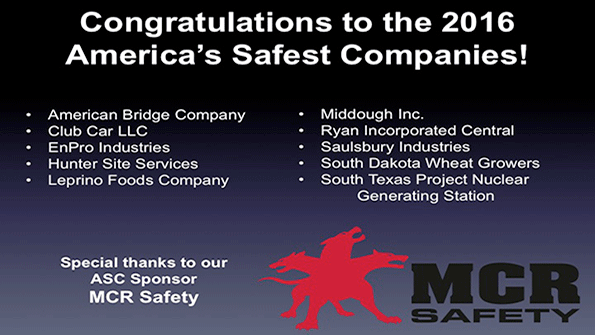 EHS Today Presents the 2016 America's Safest Companies [Photo Gallery