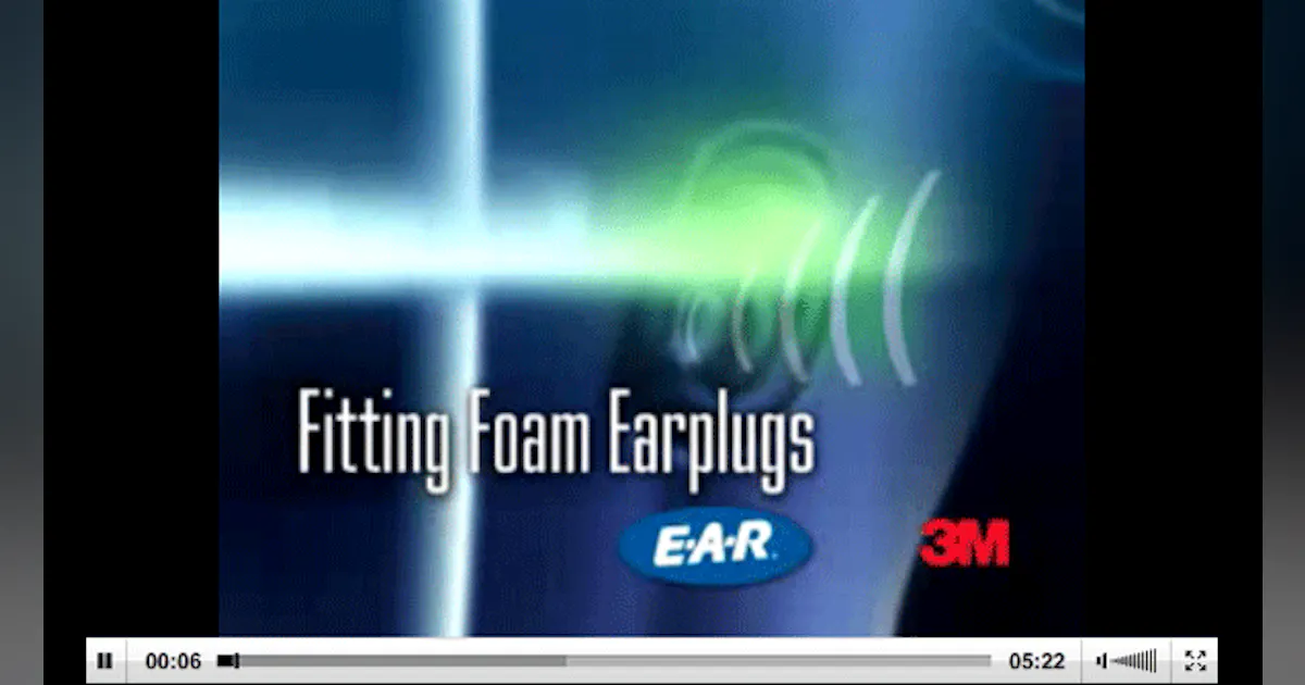 Earplug Training Fitting Foam Earplugs | EHS Today