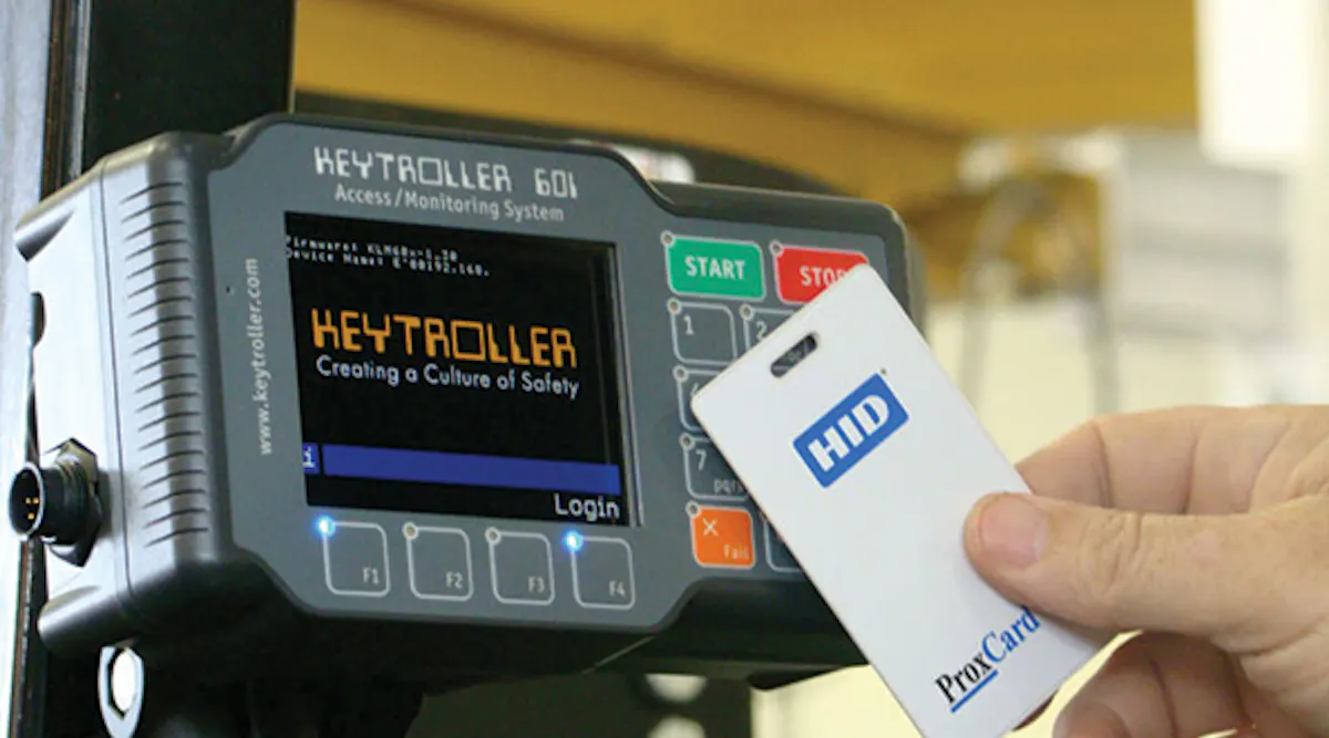 Keytroller 601 Color LCD Wireless Vehicle Monitoring System | EHS Today