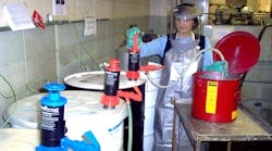 pump system keeps chemicals out of workplace pump system keeps chemicals out of workplace