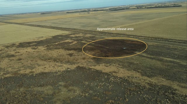 The Keystone I pipeline leaked 210,000 gallons of oil in Amherst, SD.