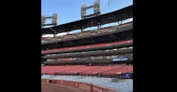 safety netting at Busch Stadium safety netting at Busch Stadium