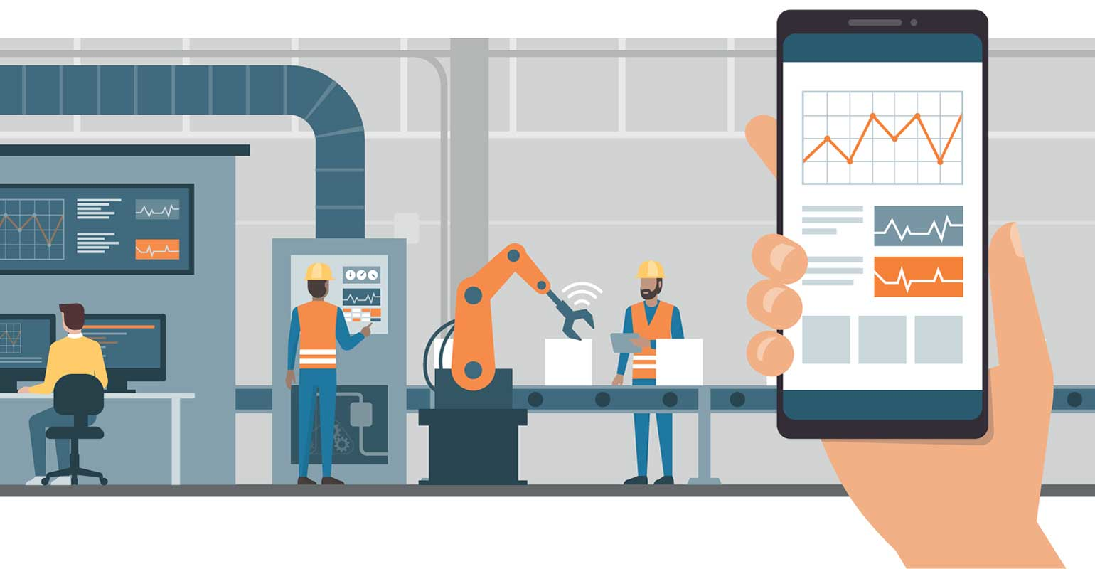 Industry 4.0 and monitoring app