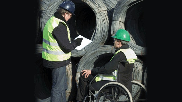Workplace safety for disable workers