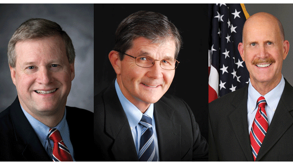 Ed Foulke John Henshaw and Dr John Howard