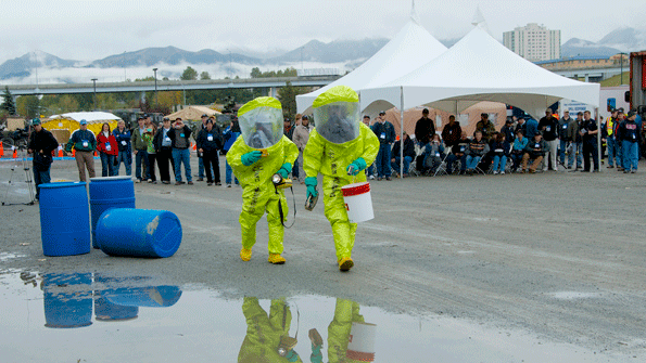 AHMP Stages Emergency Response Scenarios for Chemical Releases Near