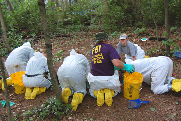 The FBI Laboratorys Evidence Response Team Unit offered MSHA employees training on securing an accident scene photographing and sketching collecting and packaging evidence conducting interviews dealing with false or altered records and releasing the scene