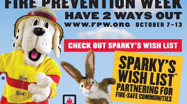 National Fire Prevention Week is Oct. 7-13. Do you have two ways out if a fire starts?