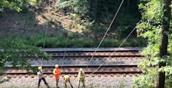 railroad crossing railroad crossing