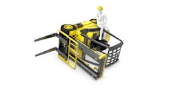 forklift flipped on side forklift flipped on side