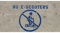 Ehstoday 9582 E Scooter Hazard Sign