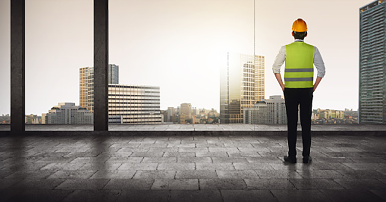 safety leader at window