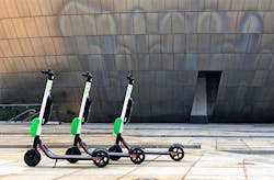 LimeBike dockless scooters LimeBike dockless scooters