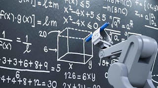 Ehstoday 10561 Robot Arm Learning Math Blackboard Chalkboard Phonlamaiphoto Istock Gettyimagesplus