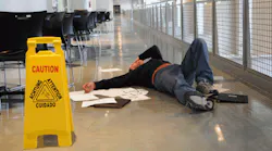 Fallen worker