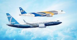 Ehstoday 10644 Embraer Boeing Airplanes E 0